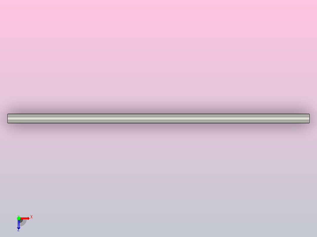 YCBL3X88-C1支撑梁俯视图