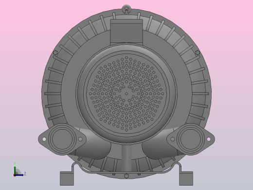 DG-640系列[DG-640-36]高压鼓风机‘高速风机左视缩略图