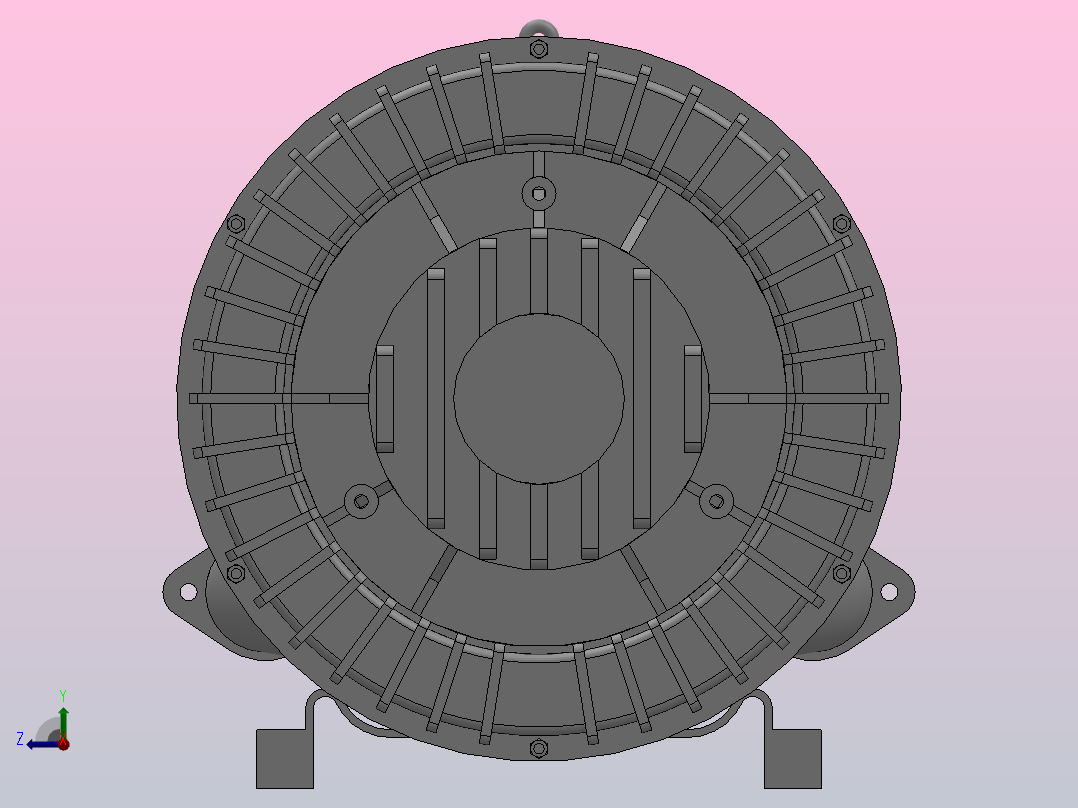 DG-640系列[DG-640-36]高压鼓风机‘高速风机右视图