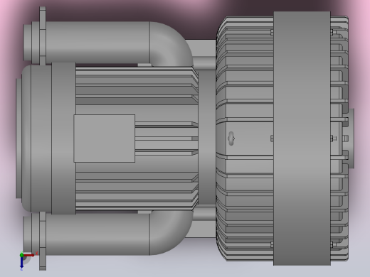 DG-640系列[DG-640-36]高压鼓风机‘高速风机俯视缩略图