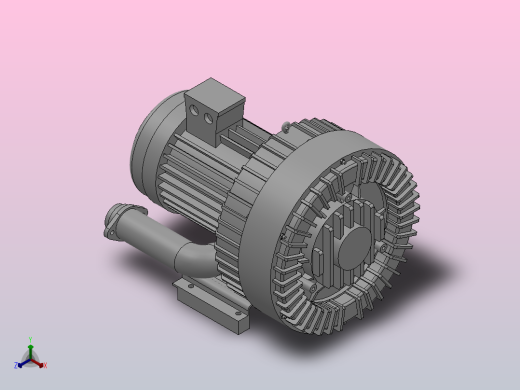 DG-640系列[DG-640-36]高压鼓风机‘高速风机正等轴测缩略图