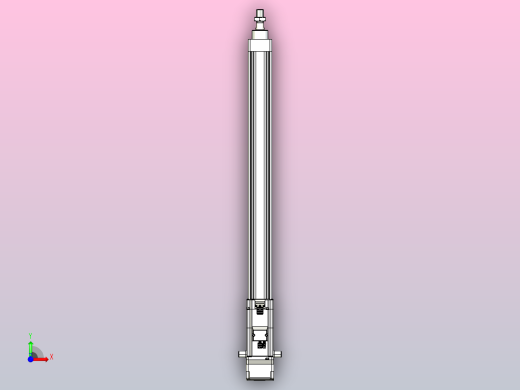轻载电动缸TPA-ESR40-1210C-L550-MR-TC-W-P40-C3前视缩略图