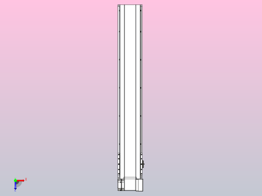 皮带直线轴半封闭可选导轨TPA-HNB-175D-140-L950-RP-C-P75-N3俯视缩略图