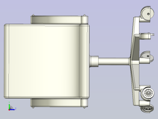 活动椅3D模型左视缩略图