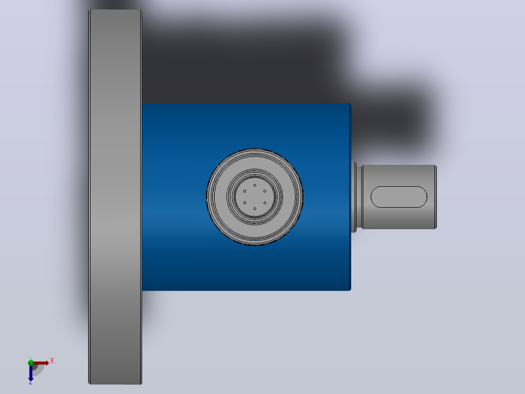 TQ-664F1-2系列扭矩传感器[0-0.2.0.5.1.2.3.5.10N.m]俯视图