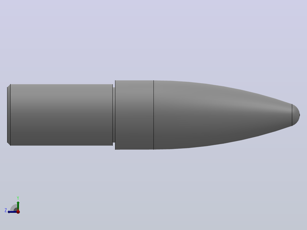 外螺纹型弹头型夹具定位销_LREF-16-18-L10-H10-M28右视图