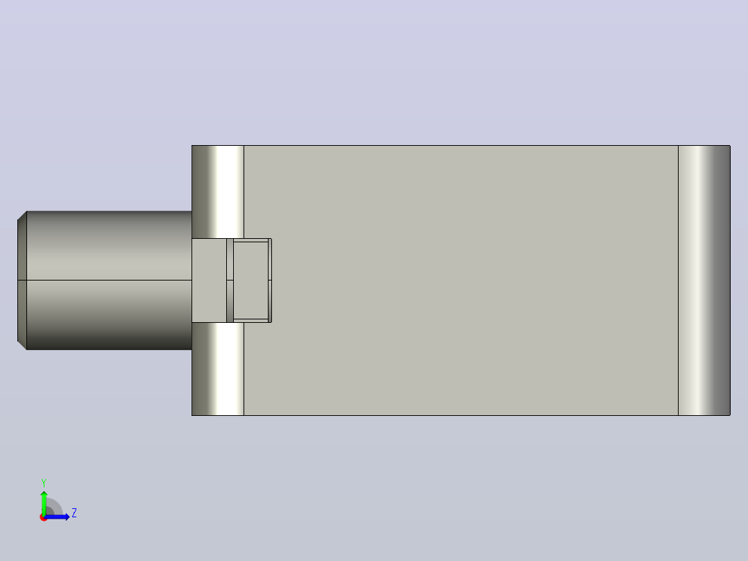 CCT22-M8电气元器件左视图