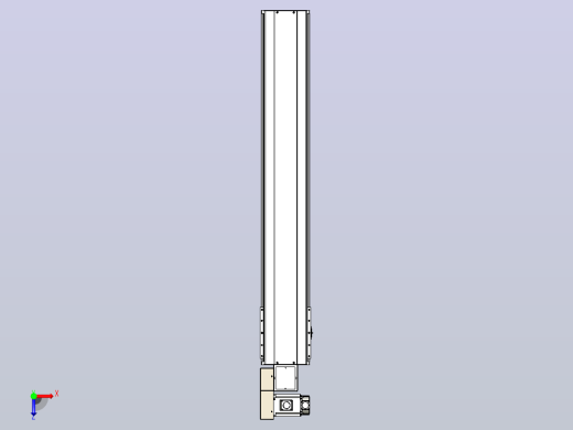 皮带直线轴半封闭可选导轨TPA-HNB-220D-176-L1200-ML-C-P1K-N3俯视缩略图