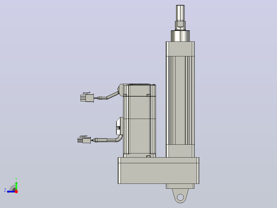 轻载电动缸TPA-ESR40-1210C-L50-MR-CA-W-P40-C3右视图
