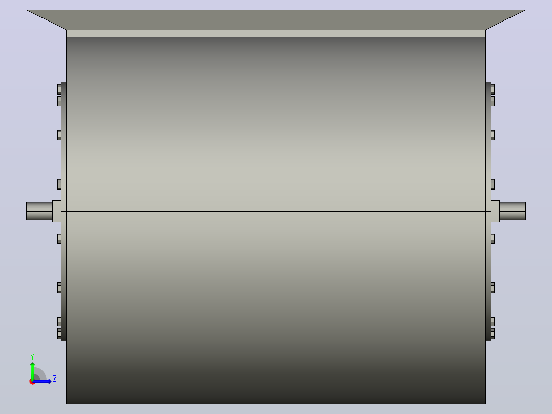FS1.60、1.45型单相双进风风机[FS1.45b]左视图