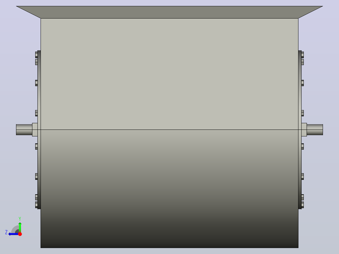 FS1.60、1.45型单相双进风风机[FS1.45b]右视图