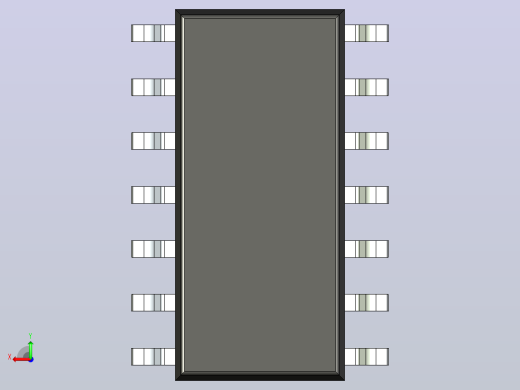 106x SOIC 封装（小外形集成电路）SOIC127P600X155-14N后视缩略图