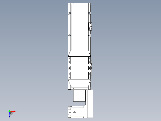 机器人皮带驱动直线轴TPA-GCB-150-P80-L250-QR-M75-N3俯视缩略图