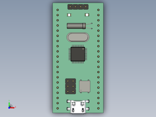 STM32  pcb电路图前视缩略图