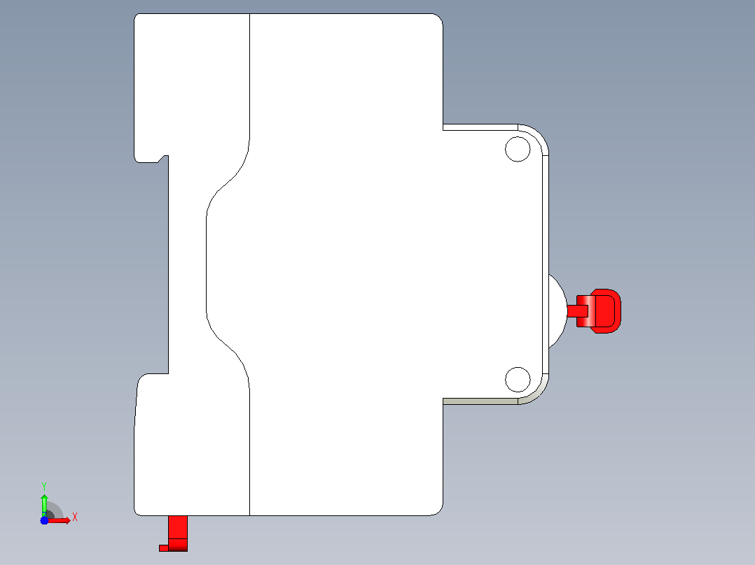 CDB6i-125塑料外壳式断路器[CDB6i1254C63]德力西前视图