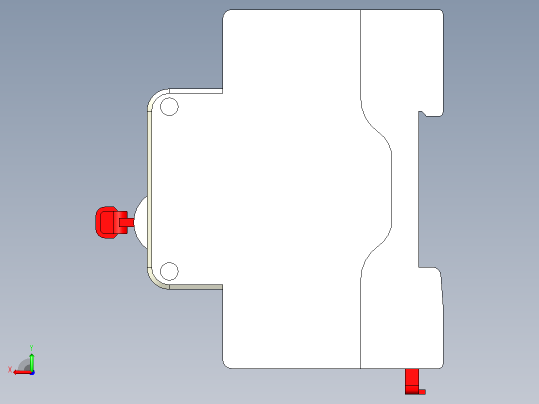 CDB6i-125塑料外壳式断路器[CDB6i1254C63]德力西后视图
