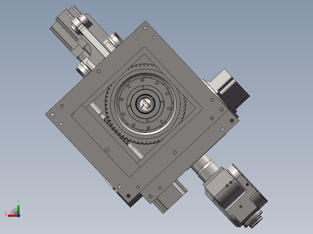一种斜孔焊接机器人的结构设计sw+CAD+说明书后视图