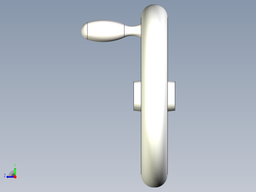 手轮3D模型右视缩略图