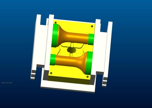 低压铝铸造模具一套3D模型缩略图