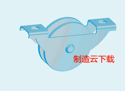 滚轮总成3D模型