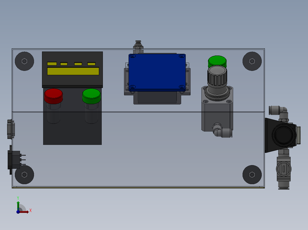 221泄漏测试机前视图