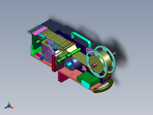 伺服传动标签送纸总成