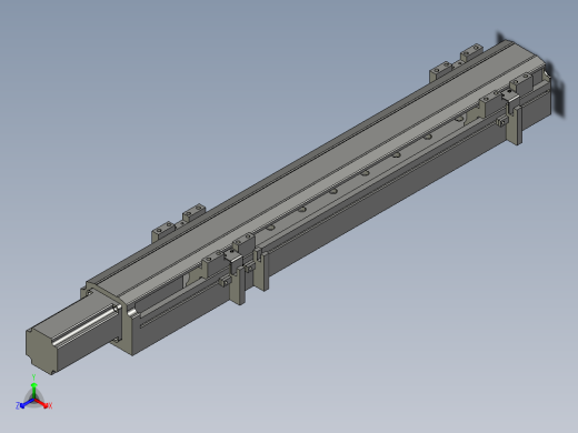 直线模组LHA6-S350-M-100W(16丝杆)设计图纸