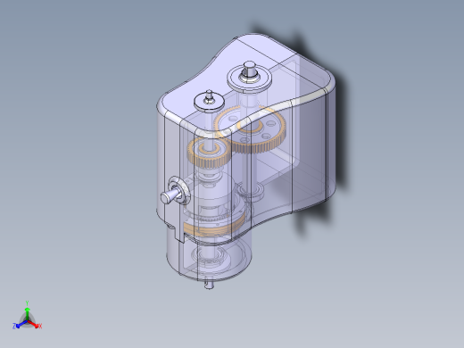 P100-汽车2K-H型行星齿轮分动器设计及三维catia建模