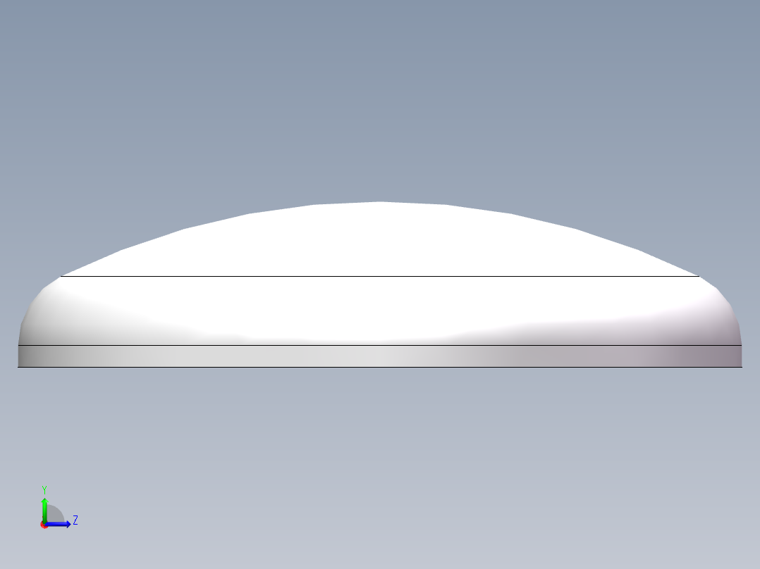 THA碟形封头DN800左视图