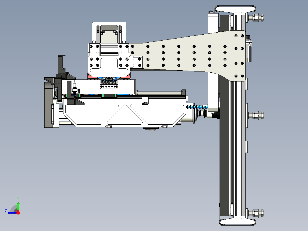 铝型材CNC 切割机右视图