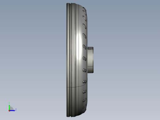 涡轮 叶片 涡扇 (18)左视缩略图