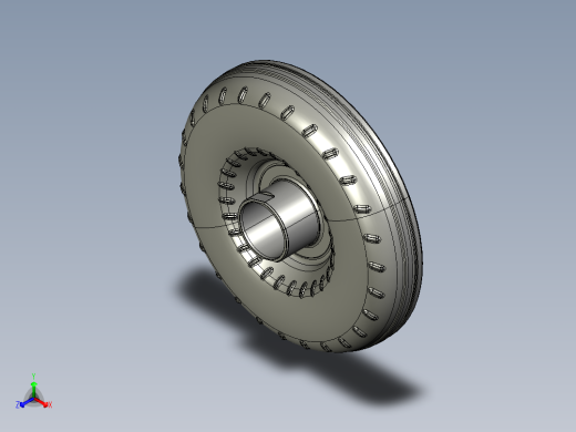 涡轮 叶片 涡扇 (18)正等轴测缩略图