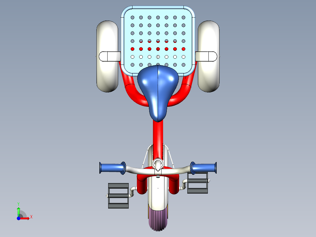 儿童三轮车-10--stp前视图