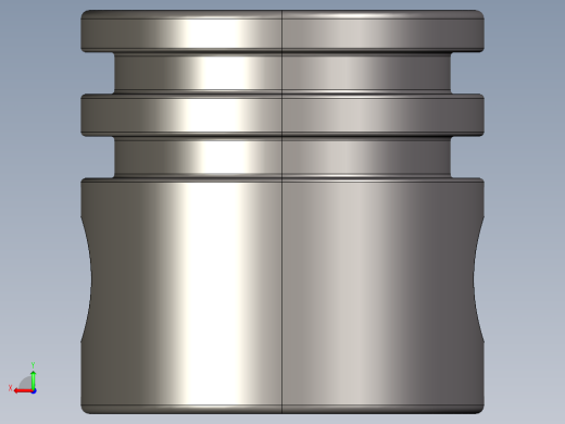 气缸电机-2851 Dark Stone Technic Engine Piston Round后视缩略图