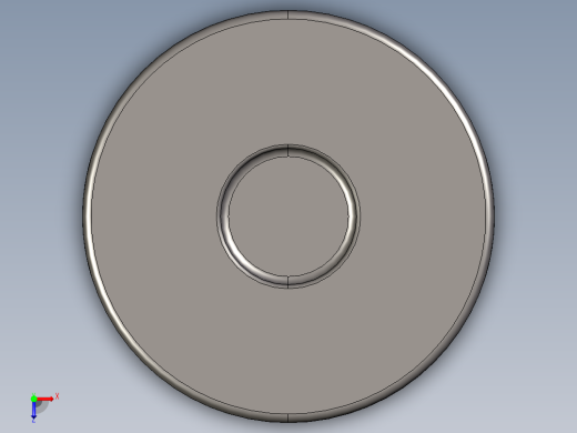 气缸电机-2851 Dark Stone Technic Engine Piston Round俯视缩略图