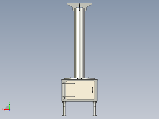天野取暖炉子后视缩略图