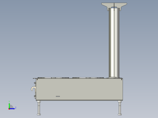天野取暖炉子左视缩略图