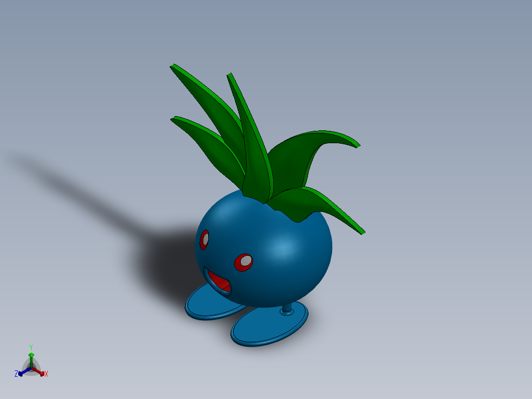 古怪的口袋妖怪正等轴测图