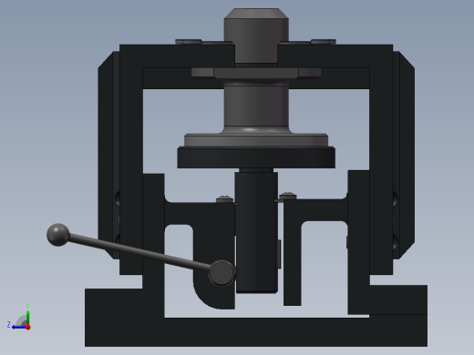 831004法兰盘加工工艺及钻4-φ9孔夹具设计【方案4】【含三维SolidWorks】右视缩略图