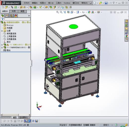 倍速链回流模块、循环流动线体3D模型 非标自动化机械三维缩略图