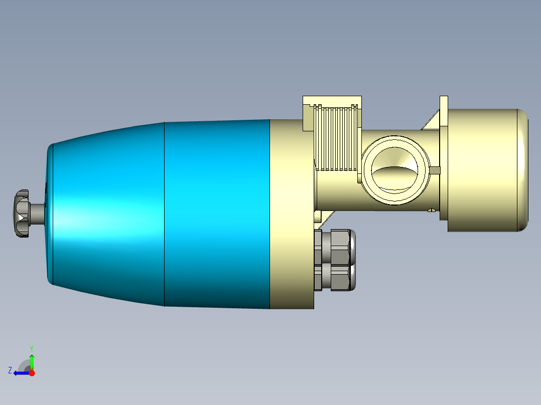 Flowfit CPA250流量组件设计用于水和废水处理中的管道安装右视图