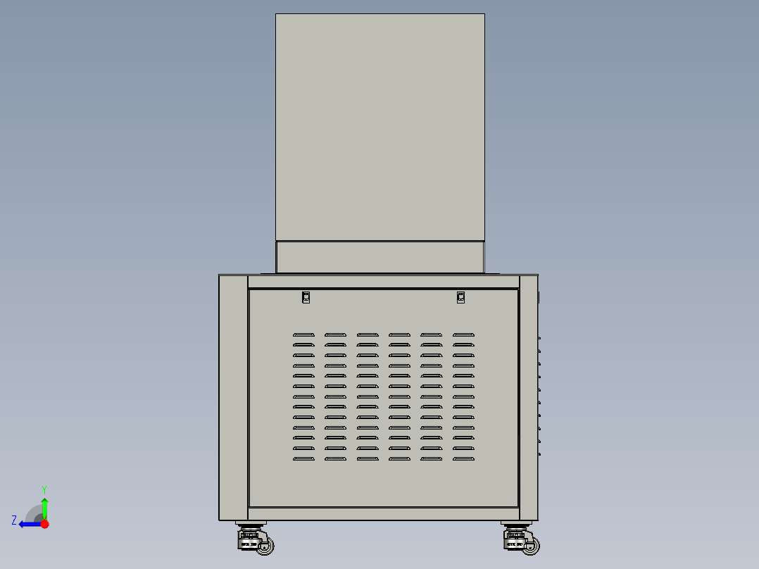 热箱柜3d右视图