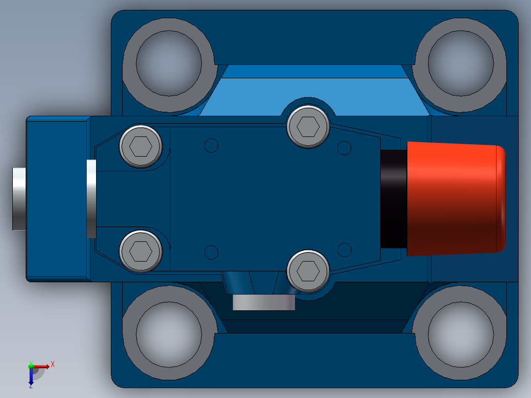 力士乐液压阀-DBW_30_A2-5X_350俯视图