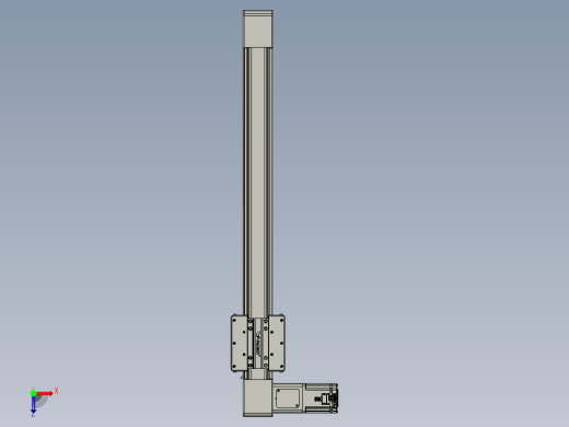 威洛博直线电机模组EB8-L200-S700-L-P75-MS3俯视缩略图