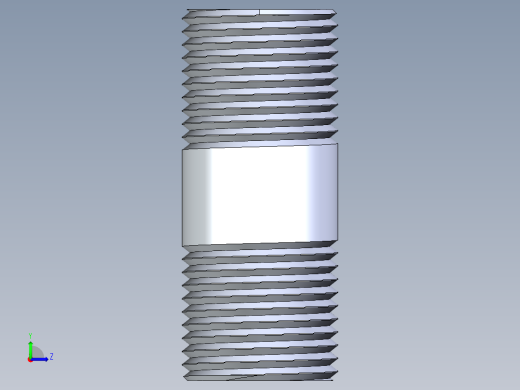 聚氯乙烯配件33-Sch80_Nipple_MPTxMPT_861-079_0.5in x 2in左视缩略图