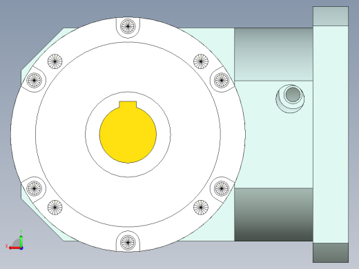直齿孔ZPLE160-L3 35-114.3-200-M12.stp后视缩略图