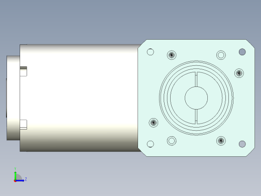 直齿孔ZPLE160-L3 35-114.3-200-M12.stp左视缩略图