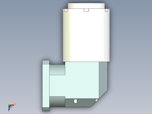 直齿孔ZPLE160-L3 35-114.3-200-M12.stp俯视缩略图