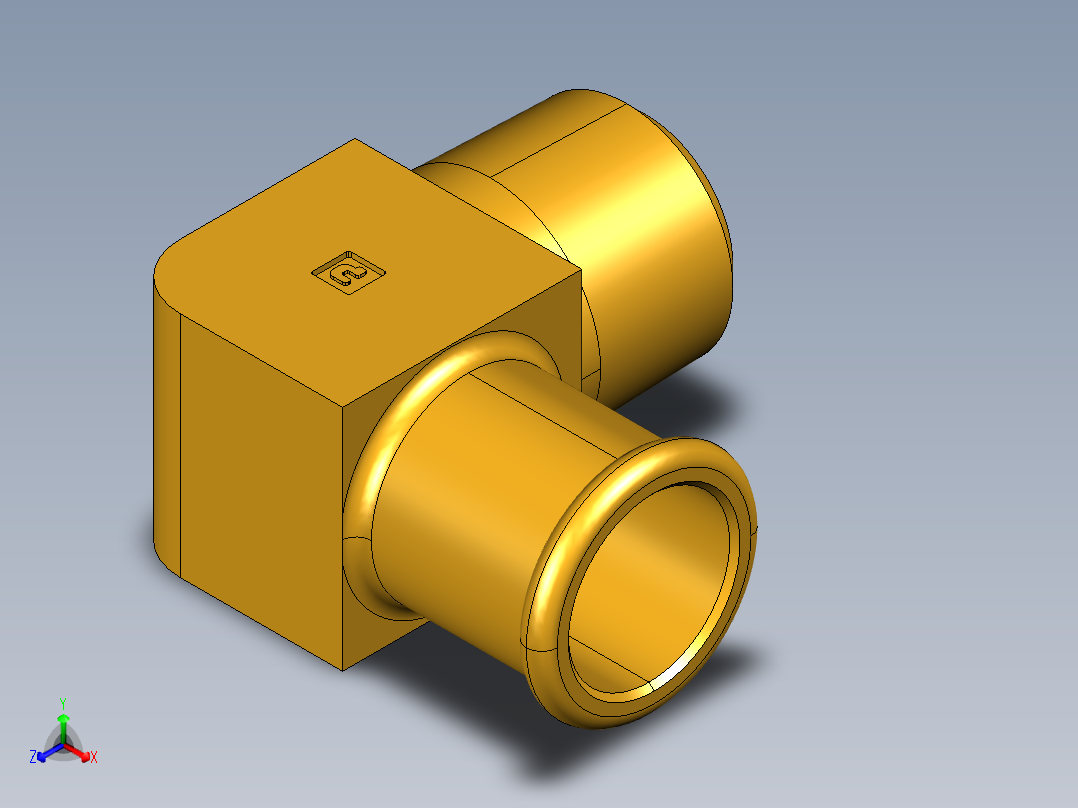 倒齿式工业管接头Beaded Hose Barb 90Deg Elbow Tube to Male Pipe 269HB-12-8主视图