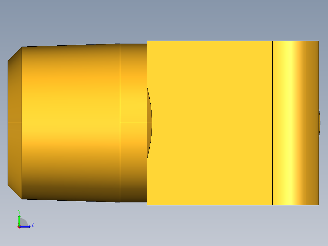 倒齿式工业管接头Beaded Hose Barb 90Deg Elbow Tube to Male Pipe 269HB-12-8左视图
